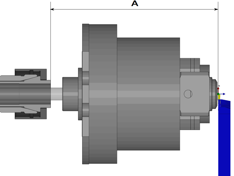 Main Chuck and Stock Positioning